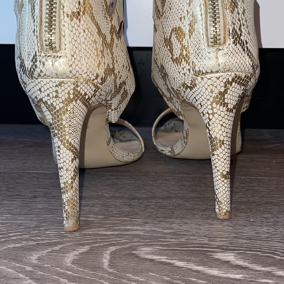 Bebe Snake Print Heels - Picture 5 of 8